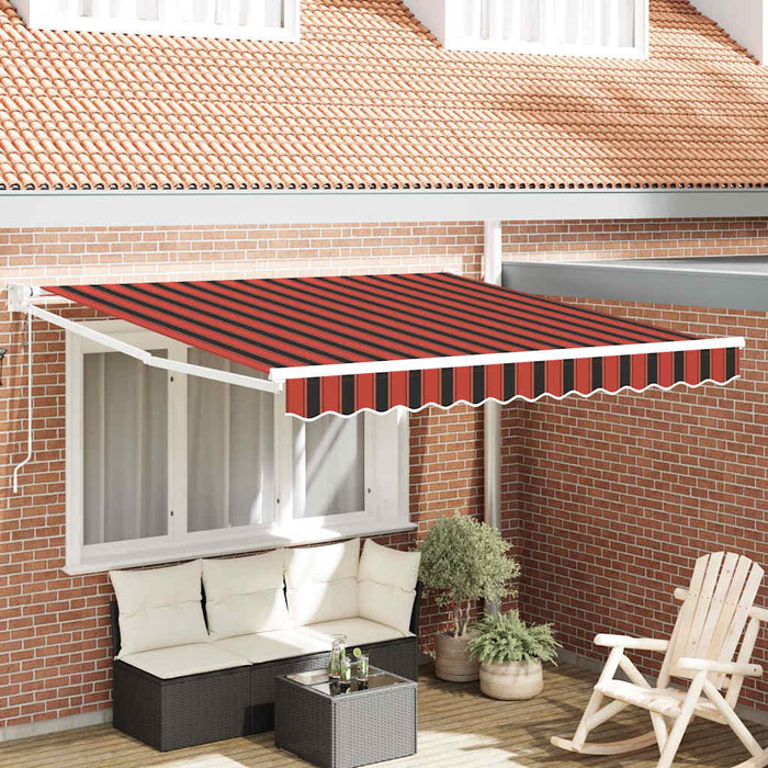 Cortina Retractabilă Portocalie și maro 300 x 250 cm - WALTI WALTI
