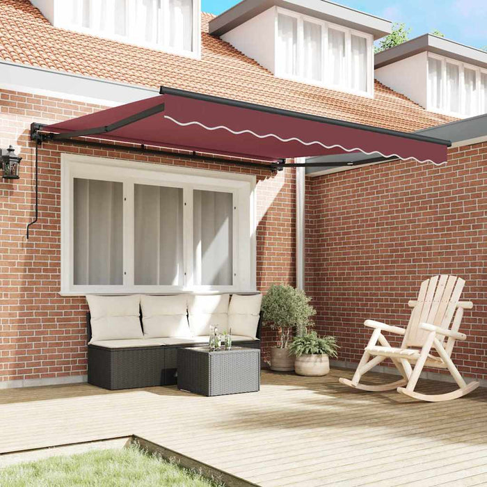 Cortina Retractabilă Burgundy 300 x 250 cm Poliester și metal - WALTI WALTI