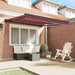 Cortina Retractabilă Burgundy 300 x 250 cm Poliester și metal - WALTI WALTI