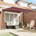 Feredde Electrică 3 x 2,5 m Burgundy 100% Polyester - WALTI WALTI
