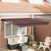 Cortina Retractabilă Maro 300 x 250 cm Poliester și metal - WALTI WALTI