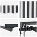 Cortina Retractabilă Antracit și Alb 300 x 250 cm - WALTI WALTI