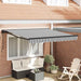 Cortina Retractabilă Antracit și Alb 300 x 250 cm - WALTI WALTI