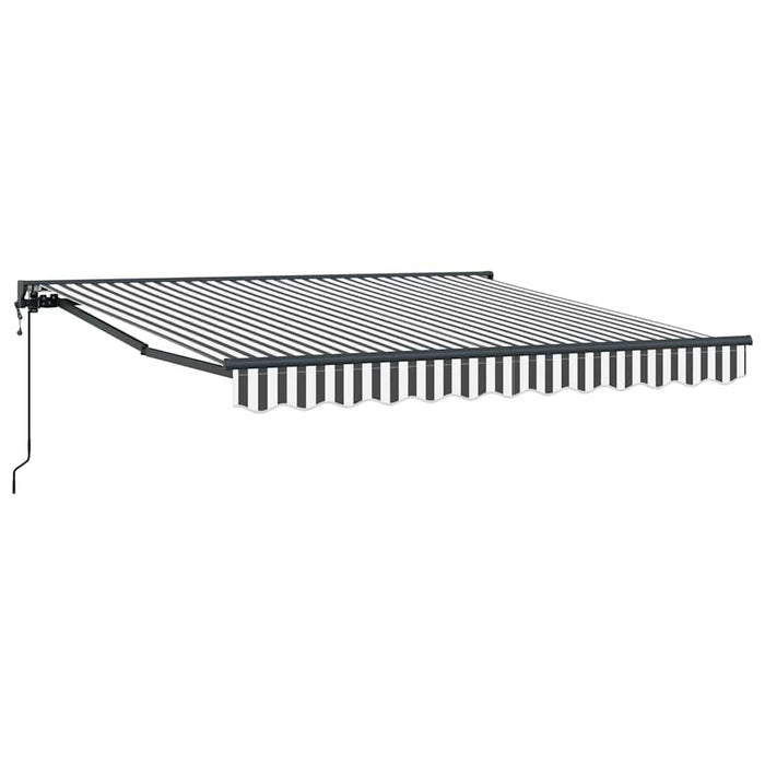 Cortina Retractabilă Antracit și Alb 300 x 250 cm - WALTI WALTI