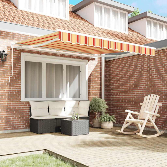 Cortina Retractabilă Manual Galben și portocalie 300 x 250 cm - WALTI WALTI