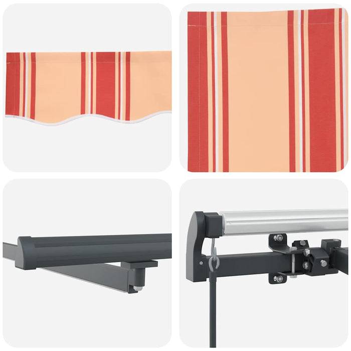Cortina Retractabilă Galben și portocalie 300 x 250 cm țesătură - WALTI WALTI