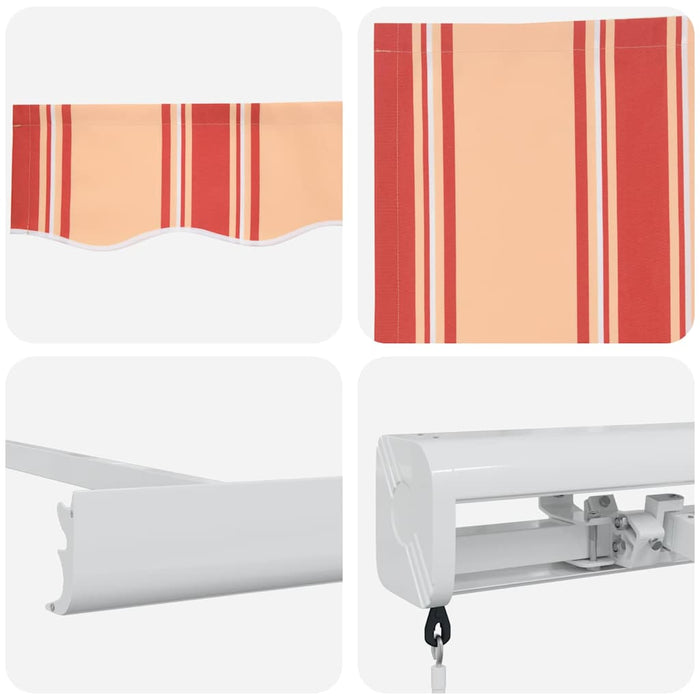 Obloanele retractabile manuale galbene și portocalii 300x250 cm - WALTI WALTI