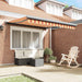 Obraș retractabil manual galben și portocaliu 300x250 cm - WALTI WALTI