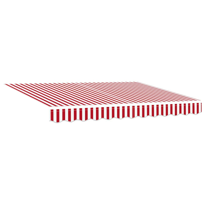 Cortina Retractabilă Manual Roșu și alb 300 x 250 cm țesătură - WALTI WALTI