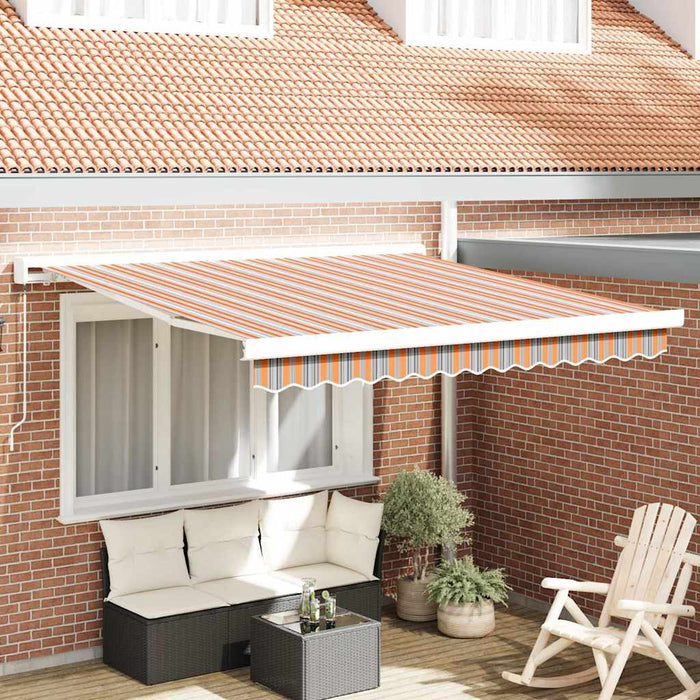 Pergolă retractabilă manuală în dungi colorate 300x250 cm - WALTI WALTI