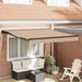 Cortina Retractabilă Manual Albastru și portocaliu 300 x 250 cm - WALTI WALTI