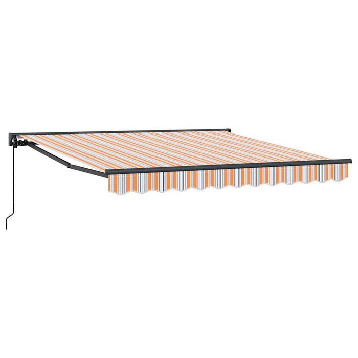 Cortina Retractabilă Manual Albastru și portocaliu 300 x 250 cm - WALTI WALTI