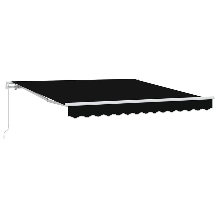 Copertină Manual Negru 300 x 250 x 165 cm Poliester - WALTI WALTI