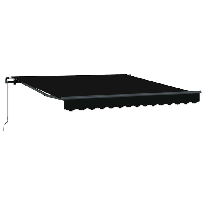 Cortina Retractabilă Negru 300 x 250 cm Poliester și oțel - WALTI WALTI