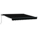 Cortina Retractabilă Negru 300 x 250 cm Poliester și oțel - WALTI WALTI