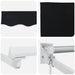 Copertină Manual Negru 300 x 250 x 165 cm Poliester - WALTI WALTI