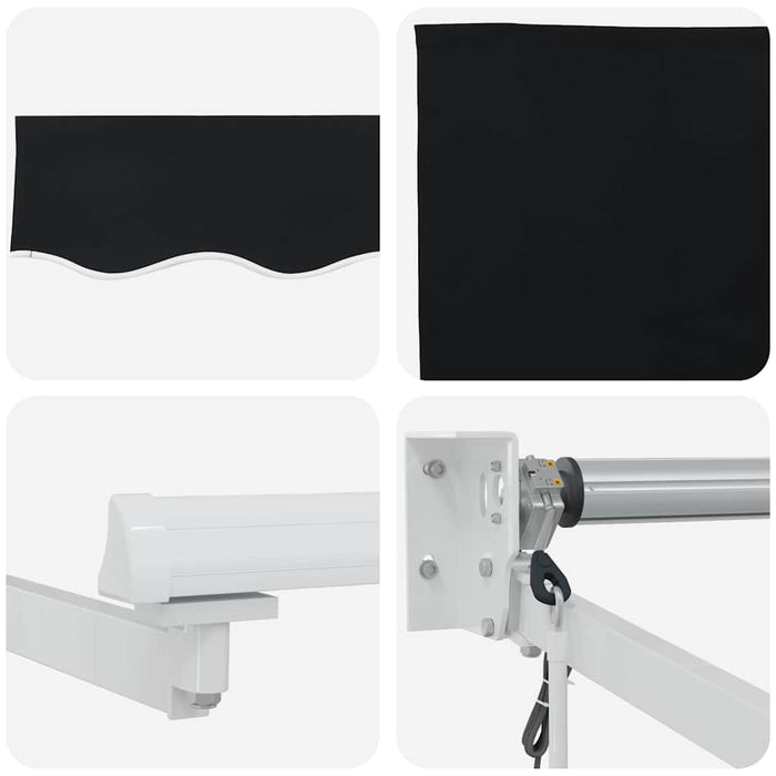 Copertină Negru 300 x 250 x 165 cm Poliester - WALTI WALTI