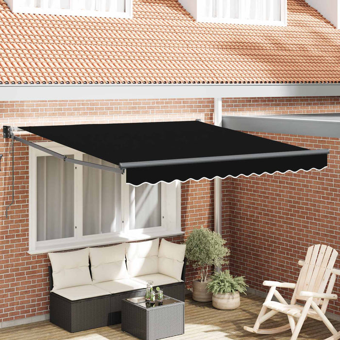 Copertină Negru 300 x 250 x 165 cm Poliester - WALTI WALTI