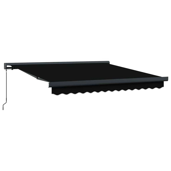 Obadă retractabilă manuală , neagră, 300 x 250 cm - WALTI WALTI