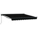 Cortina Retractabilă Negru 300 x 250 cm Poliester și metal - WALTI WALTI
