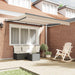 Cortina Retractabilă Manual Bej 300 x 250 cm Poliester și oțel - WALTI WALTI