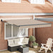 Copertină Manual Bej 300 x 250 x 165 cm Poliester - WALTI WALTI