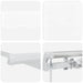 Copertină Manual Alb 300 x 250 x 165 cm Poliester - WALTI WALTI