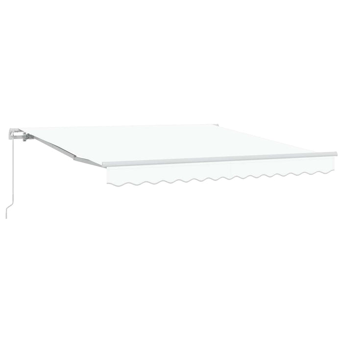 Copertină Manual Alb 300 x 250 x 165 cm Poliester - WALTI WALTI