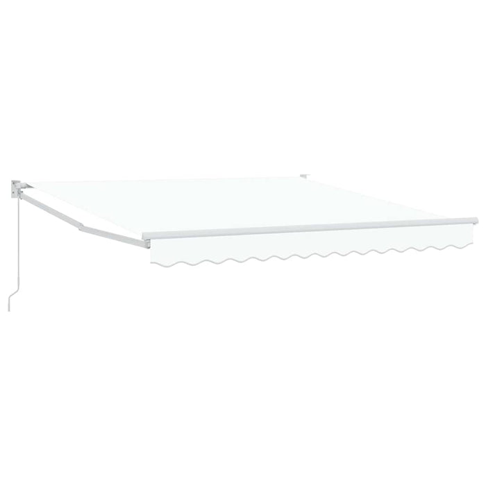 Copertină Manual Alb 300 x 250 x 165 cm Poliester - WALTI WALTI