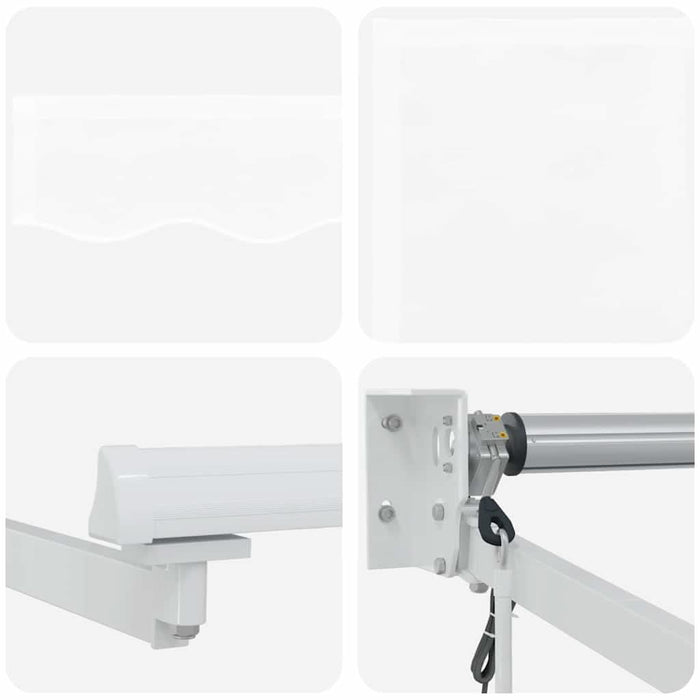 Copertină Alb 300 x 250 x 165 cm Poliester - WALTI WALTI