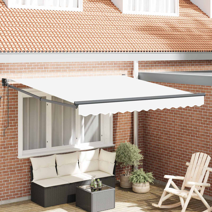 Copertină Alb 300 x 250 x 165 cm Poliester - WALTI WALTI