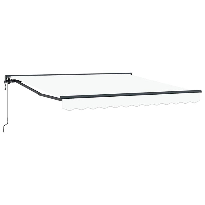 Cortina Retractabilă Alb 300 x 250 cm Poliester și metal - WALTI WALTI