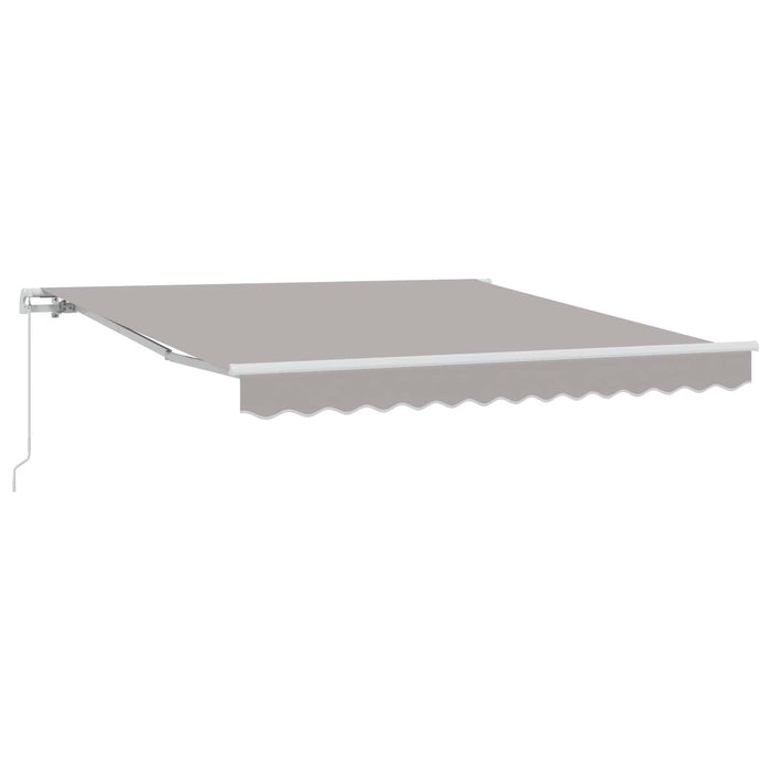 Copertină Manual Gri deschis 300 x 250 x 165 cm Poliester - WALTI WALTI