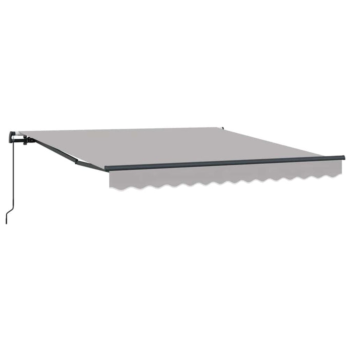 Cortina Retractabilă Gri deschis 300 x 250 cm Poliester și oțel - WALTI WALTI