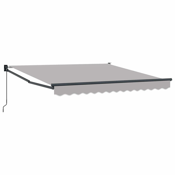 Copertină Manual Gri deschis 300 x 250 cm Poliester - WALTI WALTI