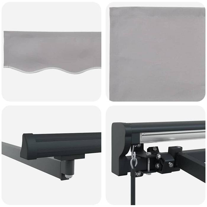 Cortina Retractabilă Manual Gri deschis 300 x 250 cm - WALTI WALTI