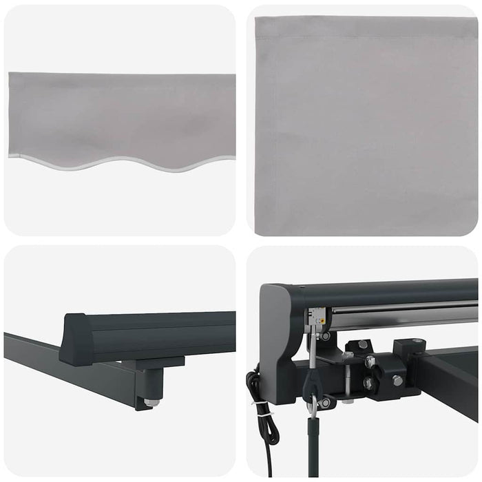 Cortina Retractabilă Gri deschis 300 x 250 cm - WALTI WALTI
