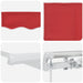 Copertină Manual Roșu 300 x 250 x 165 cm Poliester - WALTI WALTI