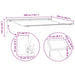 Marchiză Retractabilă Roșie with Manual Roșu 300 x 250 cm Roșu - WALTI WALTI