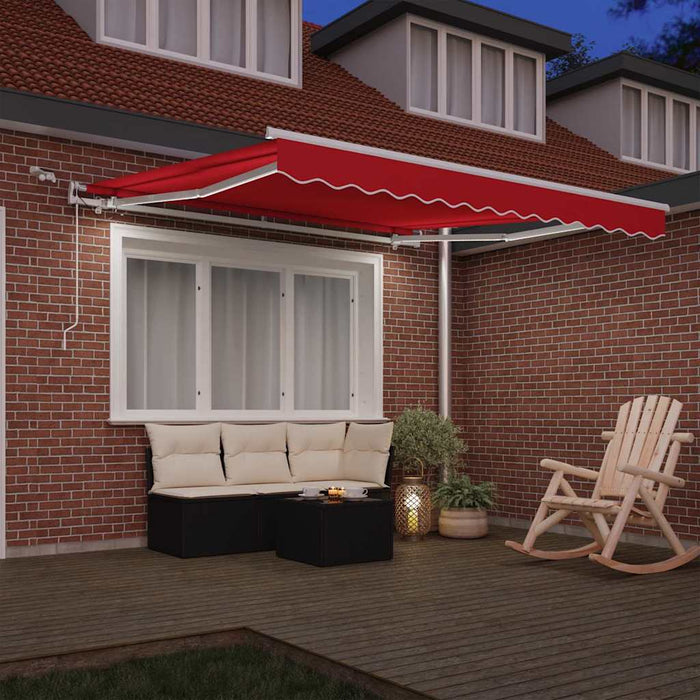 Cortina Retractabilă Roșu 300 x 250 cm Poliester și metal - WALTI WALTI