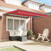 Cortina Retractabilă Manual Roșu 300 x 250 cm Poliester și oțel - WALTI WALTI