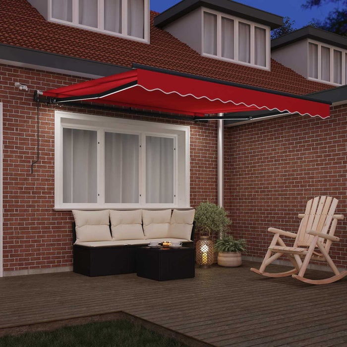Țesătură pentru copertină cu Roșu 300 x 250 cm Poliester - WALTI WALTI