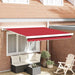 Markiza retractabilă manuală Roșie 300x250 cm de la - WALTI WALTI