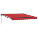 Cortina Retractabilă Roșu 300 x 250 cm Poliester și metal - WALTI WALTI
