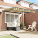 Cortina Retractabilă Manual Verde și galben 300 x 250 cm - WALTI WALTI