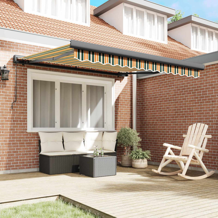 Cortina Retractabilă Verde și galben 300 x 250 cm - WALTI WALTI