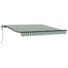 Cortina Retractabilă Verde și alb 300 x 250 cm - WALTI WALTI