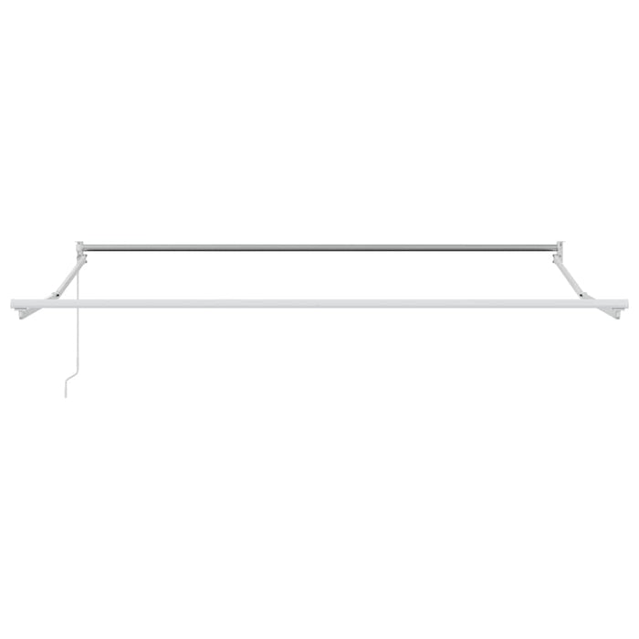 Copertină Manual Verde și alb 300 x 250 x 165 cm Poliester - WALTI WALTI