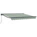 Cortina Retractabilă Manual Verde și alb 300 x 250 cm - WALTI WALTI