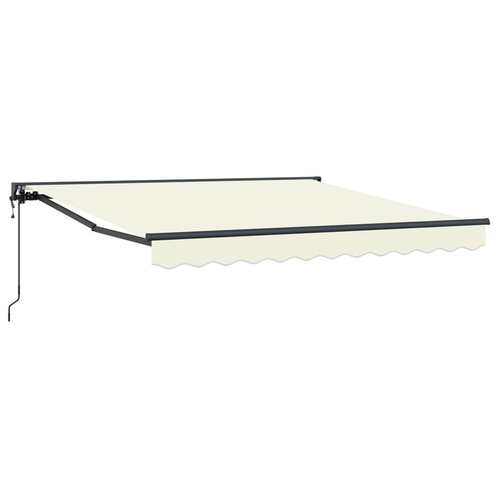 Cortina Retractabilă Crem 350 x 250 cm Poliester și metal - WALTI WALTI